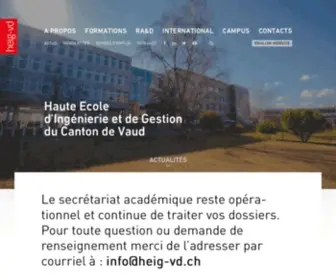 Eivd.ch(Haute école) Screenshot