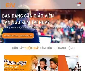 Eiv.edu.vn(EIV Education) Screenshot