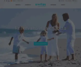 Eivillas.es(Alquiler de villas en Ibiza) Screenshot