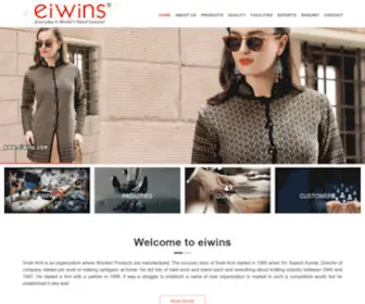 Eiwins.com(Women Woollen Cardigans manufacturers India) Screenshot