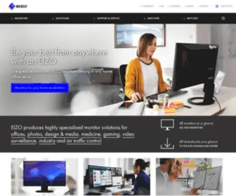 Eizo.bg(LCD monitors from EIZO stand for top quality. Each EIZO monitor) Screenshot