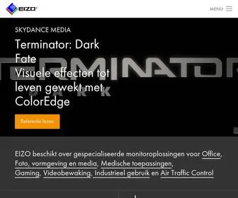 Eizo.nl(EIZO-monitoren voor kantoor, foto en vormgeving, medische toepassingen, gaming en industrieel gebruik) Screenshot