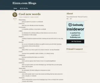 Eizzn.com(Blogs) Screenshot