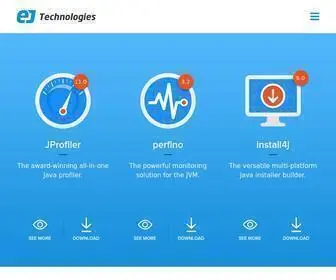 EJ-Technologies.com(EJ Technologies) Screenshot