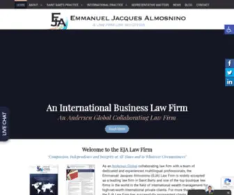 Eja-Lawfirm.com(Emmanuel Jacques Almosnino Law Firm Saint Barts) Screenshot