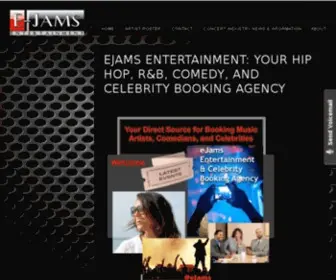 Ejams.net(EJams Entertainment Booking Agency) Screenshot