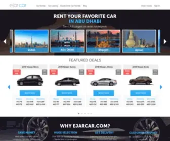 Ejarcar.com(Car Rental in Dubai & Abu Dhabi) Screenshot