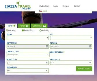 Ejazzatravel.com(Book Cheap Flights) Screenshot