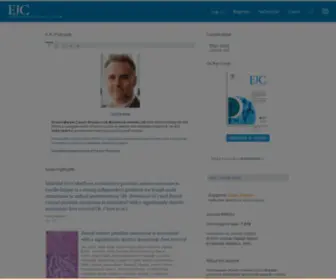 Ejcancer.com(European journal of cancer) Screenshot