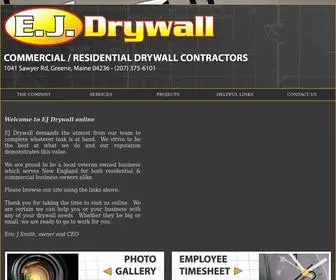 Ejdrywall.com(EJ Drywall) Screenshot