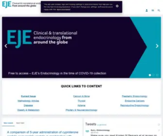 Eje.org(European Journal of Endocrinology) Screenshot