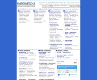 Ejerciciosdematematicas.org(Ejercicios de matematicas) Screenshot