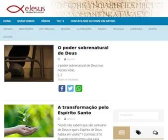 Ejesus.com.br(Cristianismo Inteligente Para Transformar Realidades) Screenshot
