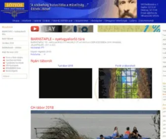 EJG.hu(A budapesti Eötvös József Gimnázium honlapja) Screenshot