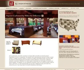 Ejindus.com(Restaurant and nightclub seating booths) Screenshot