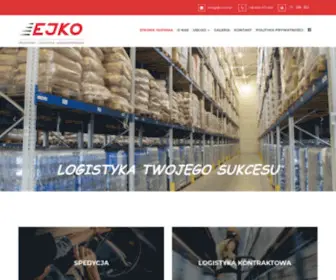 Ejko.com.pl(Usługi logistyczne) Screenshot