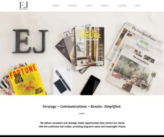 Ejmediagroup.com(Public Relations) Screenshot