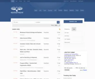 Ejobsnepal.com(Jobs in Nepal) Screenshot