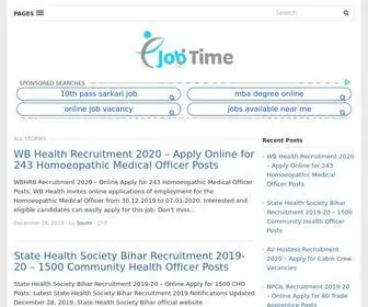 Ejobtime.com(Exclusive Job News Portal for Freshers in India) Screenshot