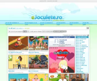 Ejoculete.ro(MINI PORTAL CU JOCURI ONLINE) Screenshot