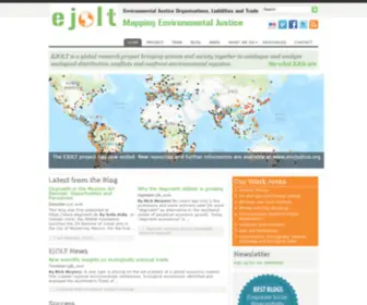 Ejolt.org(Environmental Justice Organisations) Screenshot