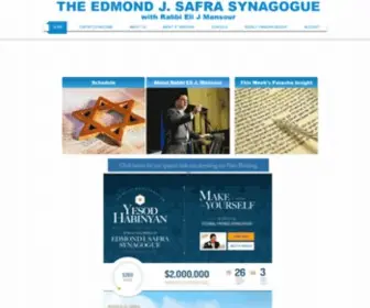 EJSS.org(The Edmond J Safra Synagogue) Screenshot