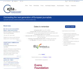 Ejta.eu(European Journalism Training Association) Screenshot