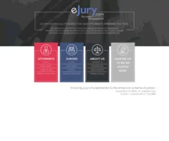 Ejury.com(The Online Trial Experience) Screenshot