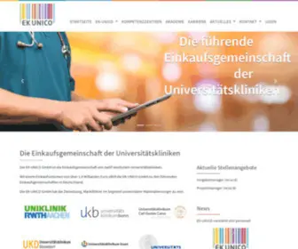 EK-Unico.de(Startseite) Screenshot
