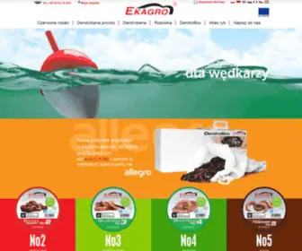 Ekagro.pl(Producent dżdżownic rodzaju dendrobena) Screenshot