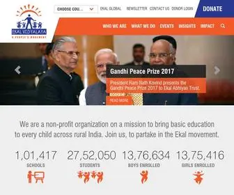 Ekal.org(Ekal Foundation) Screenshot