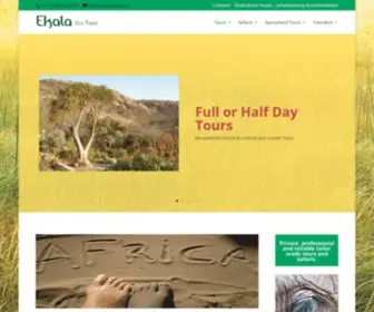 Ekalatours.com(South Africa Safari Tours) Screenshot