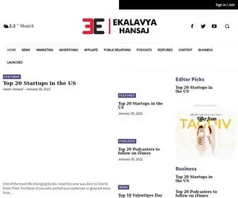 Ekalavyahansaj.com(Ekalavya Hansaj) Screenshot