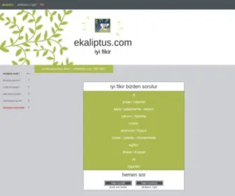 Ekaliptus.com(Iyi fikir) Screenshot