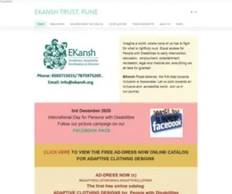 Ekansh.org(EKANSH TRUST) Screenshot