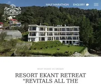 Ekantretreat.com(Ekant Retreat) Screenshot