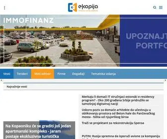 Ekapija.com(Poslovni portal) Screenshot