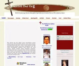 Ekaristi.org(Katolik) Screenshot