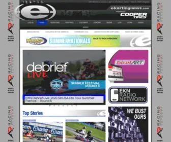 Ekartingnews.com(The Leading Kart Racing Website Worldwide eKartingNews) Screenshot