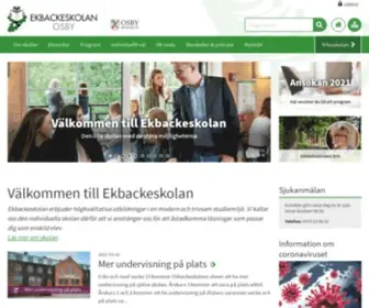 Ekbackeskolan.se(På spåret och naturligt nära) Screenshot
