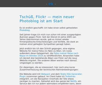 Ekblog.de(Emanuel Kluge) Screenshot