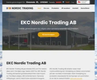 Ekcnordictrading.se(EKC Nordic Trading) Screenshot