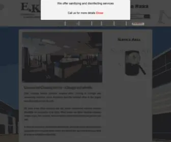 Ekcommercialcleaning.com(EK Commercial Cleaning Services Chicago) Screenshot