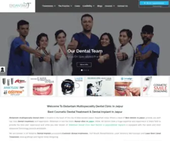 Ekdantamclinic.com(Ekdantam Dental Clinic in jaipur) Screenshot