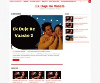 Ekdujekevaasteonline.com(Ek Duje Ke Vaaste 2 Online Watch Video All Episodes Of Sony TV) Screenshot