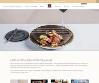 Ekebergrestauranten.com(Ekebergrestauranten) Screenshot