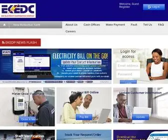 Ekedc.com(Our mission) Screenshot