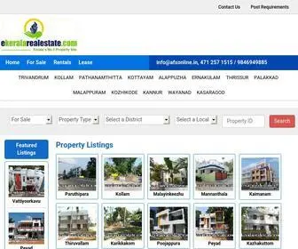 Ekeralarealestate.com(Trivandrum Real Estate) Screenshot