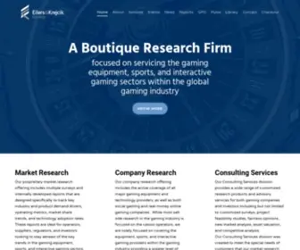 Ekgamingllc.com(A Boutique Research Firm) Screenshot