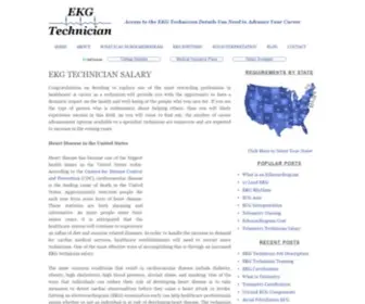 Ekgtechniciansalary.org(EKG Technician Salary) Screenshot